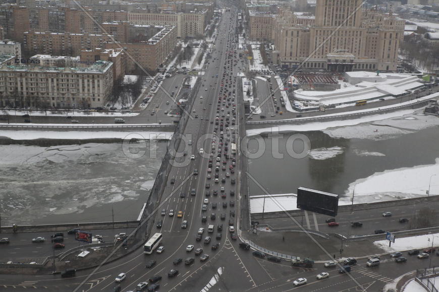 Москва из высотки.