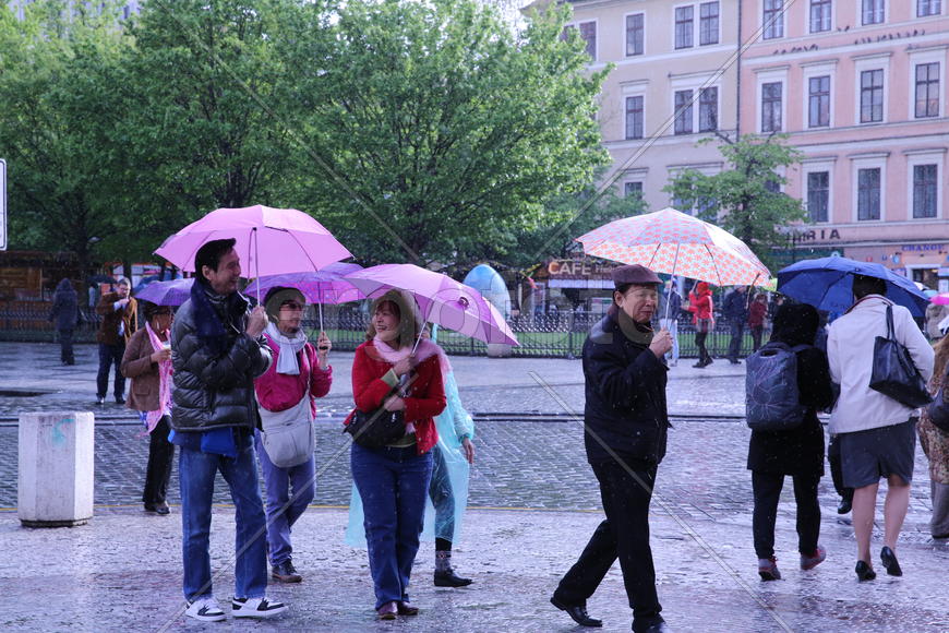 Дождливый пражский день