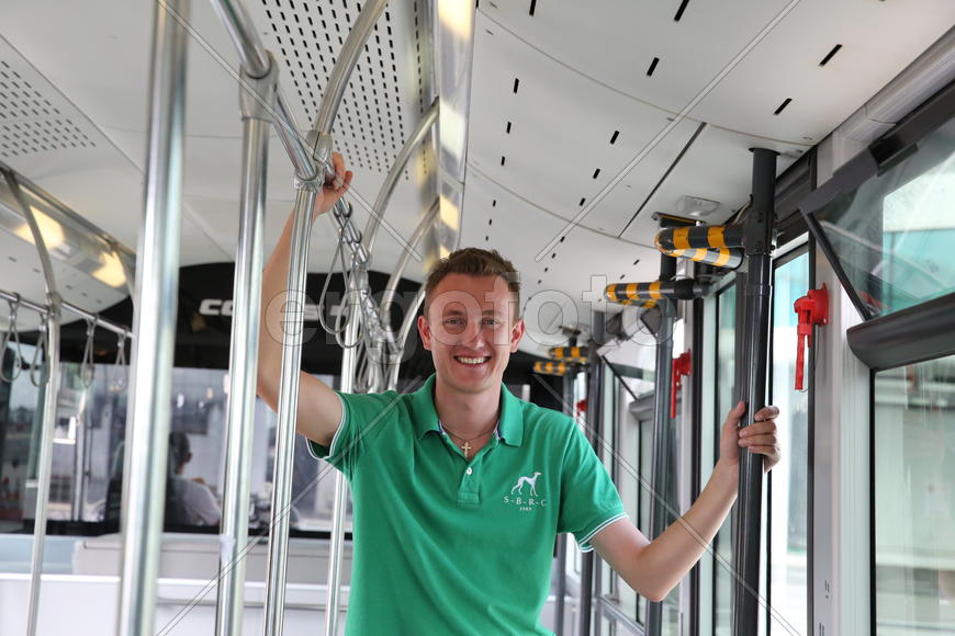 В автобусе на летное поле