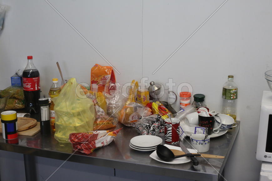 Ресторан в офисе.