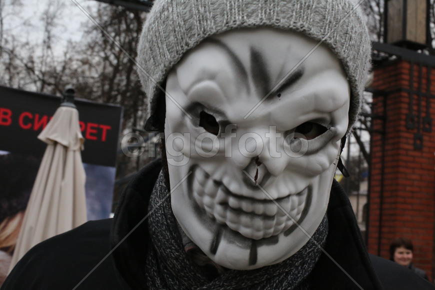 Пугало на улице