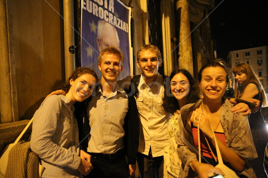 Туристы из России в Риме