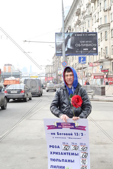 Живая реклама цветов