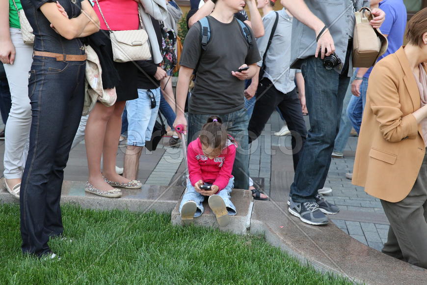 Митинг, дети