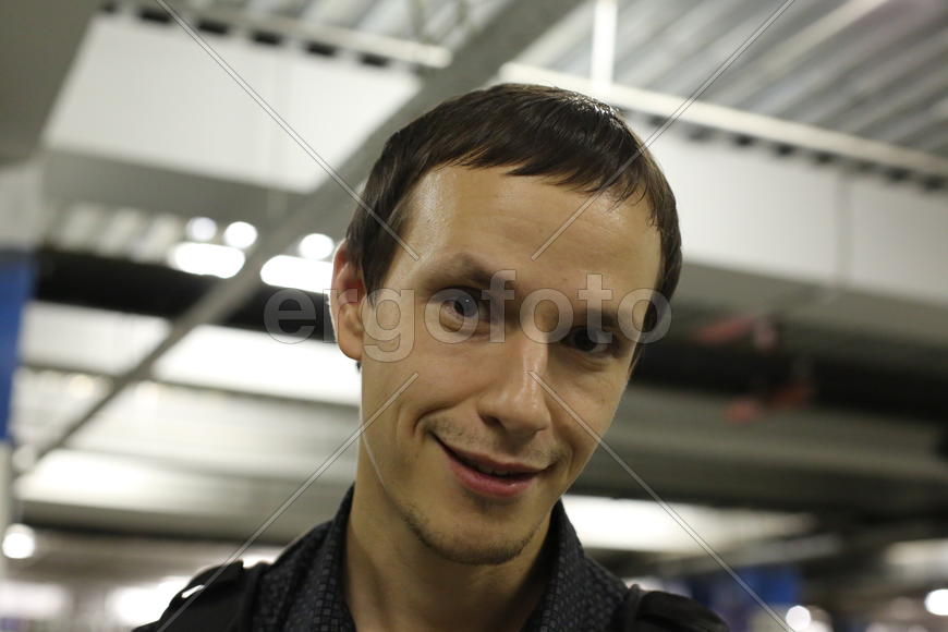 Крупным планом лицо Александра Донского, известного фотографа