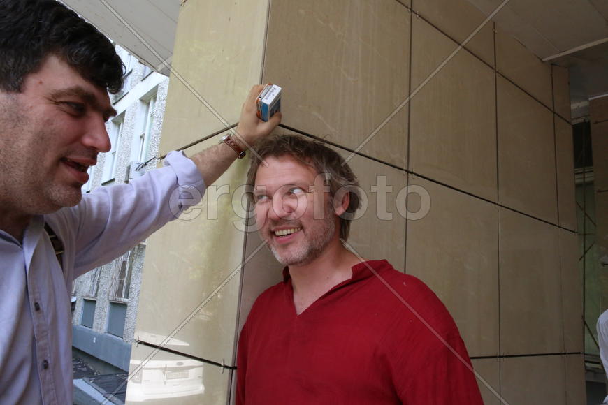 Оператор Владимир Башта и режиссёр Олег Газе