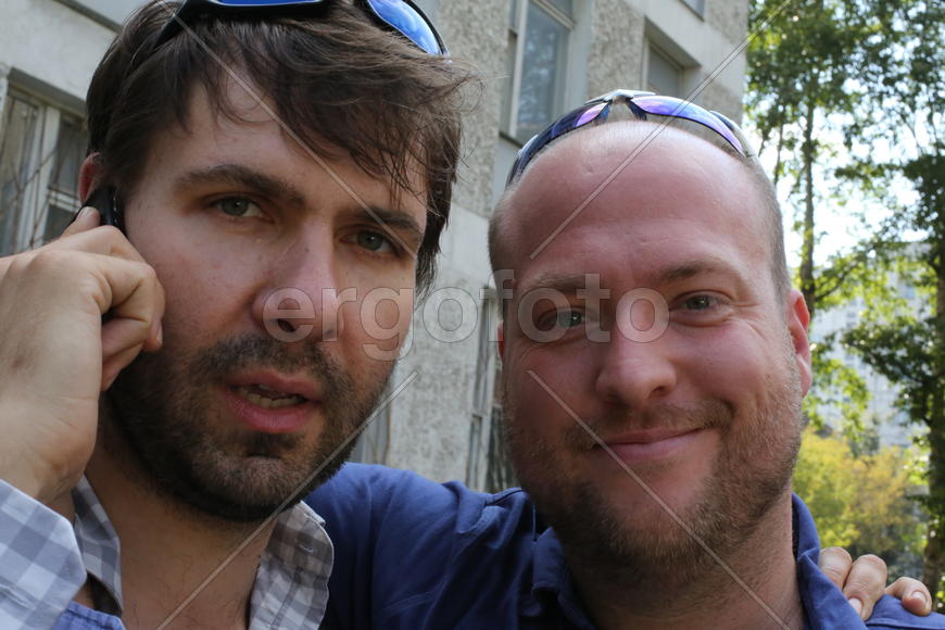 Друзья. Алексей Смирнов (Москва) Его друг дирижёр Джозеф Ли из США