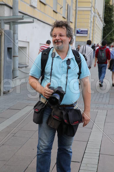 Сергей Шахиджанян на митинге в защиту Навального