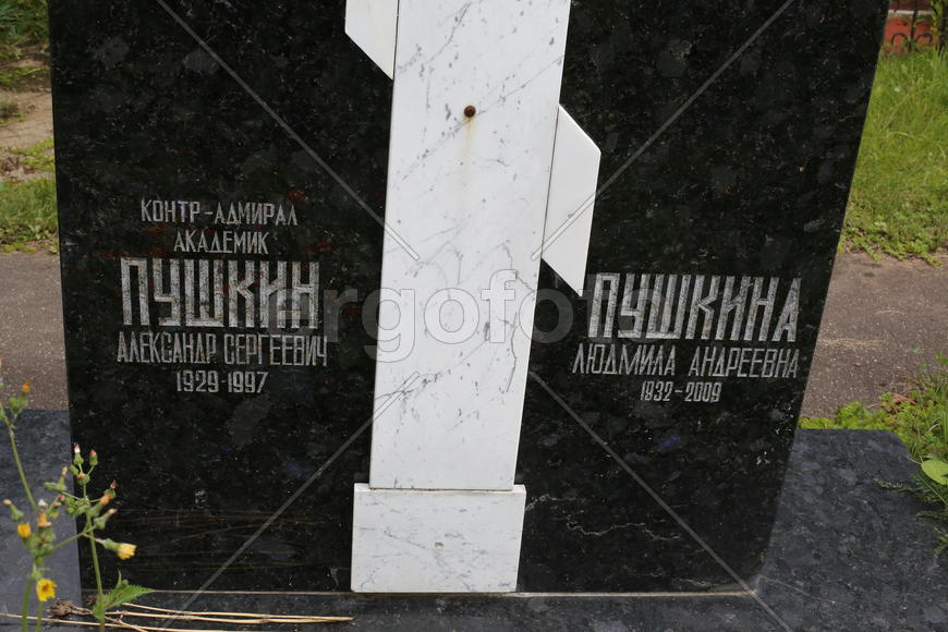 Контр-адмирал. Академик Пушкин и его жена Пушкина Людмила Андреевна