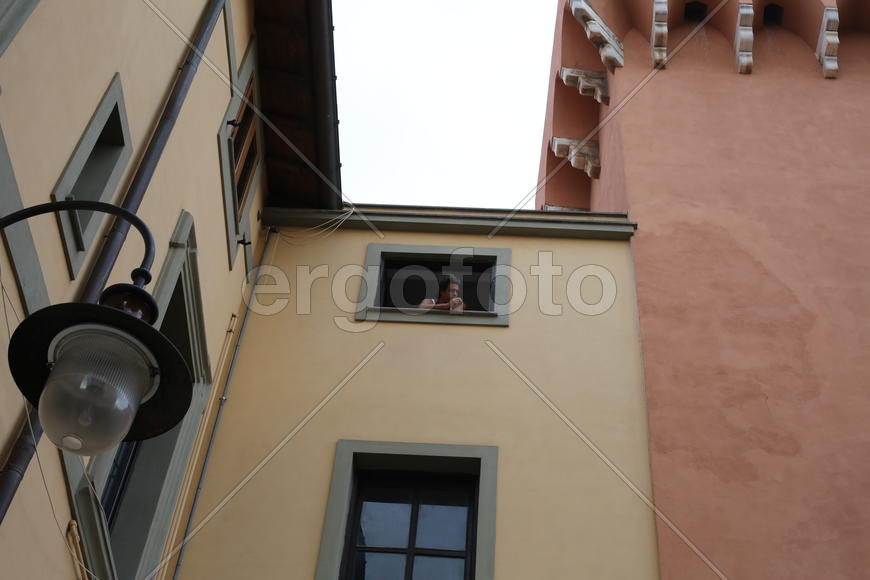 А в окне человек.