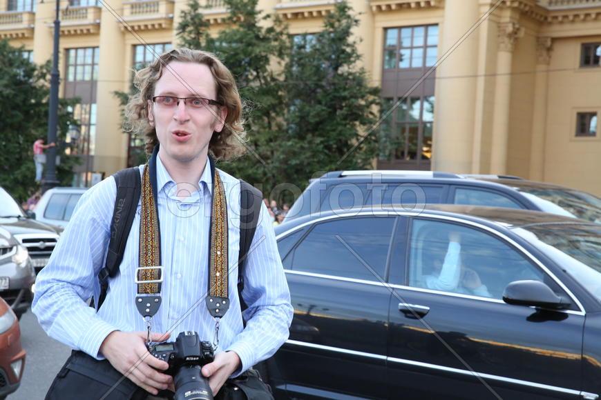 Митинг в защиту Навального, фотограф