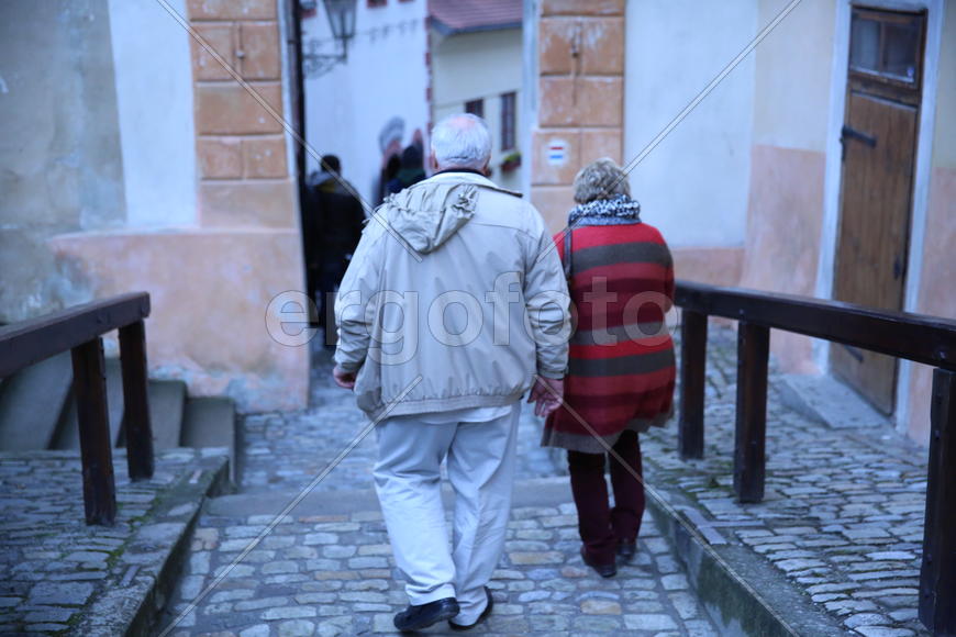 Туристы в Праге