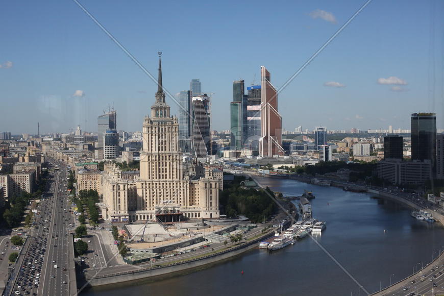 Москва с птичьего полёта