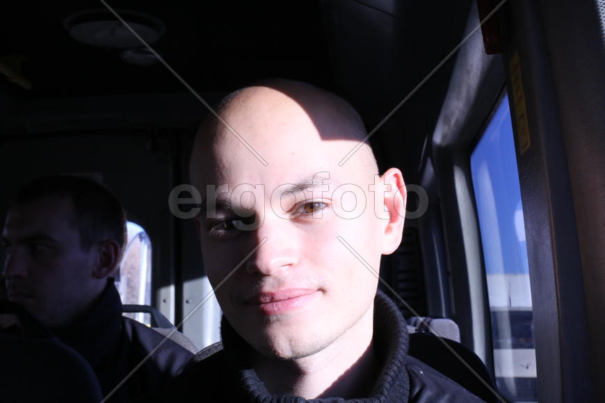 Пассажир в маршрутке