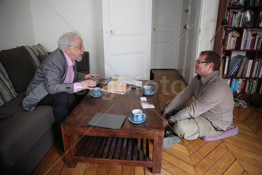 Крейдлин и я. Снимок сделал Максим Меньшиков.