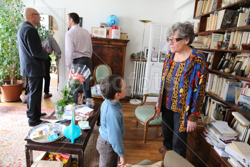 Бабушка и внук