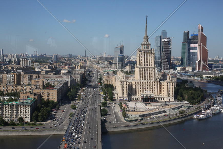 Москва с птичьего полёта