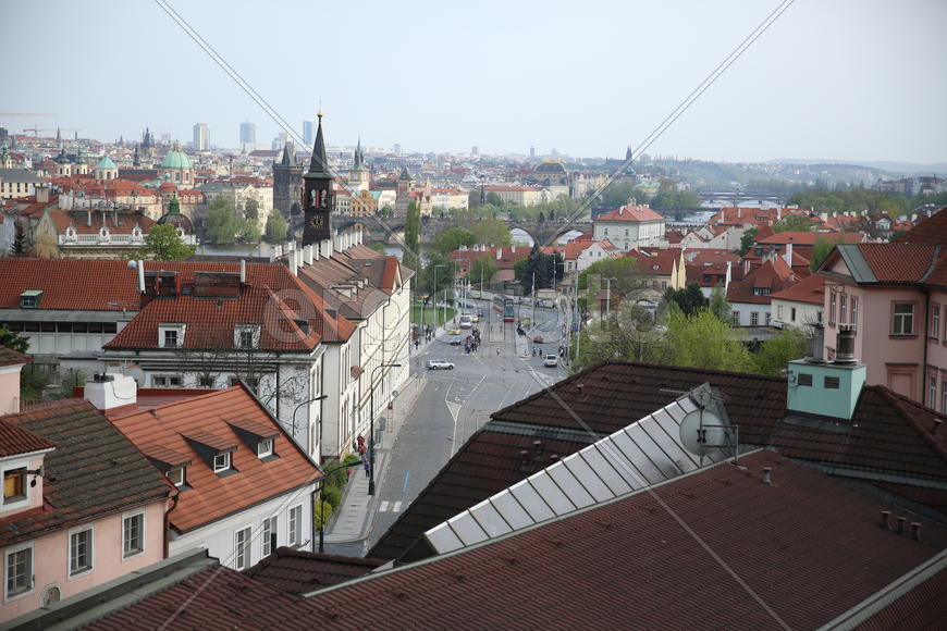 Вид Праги сверху