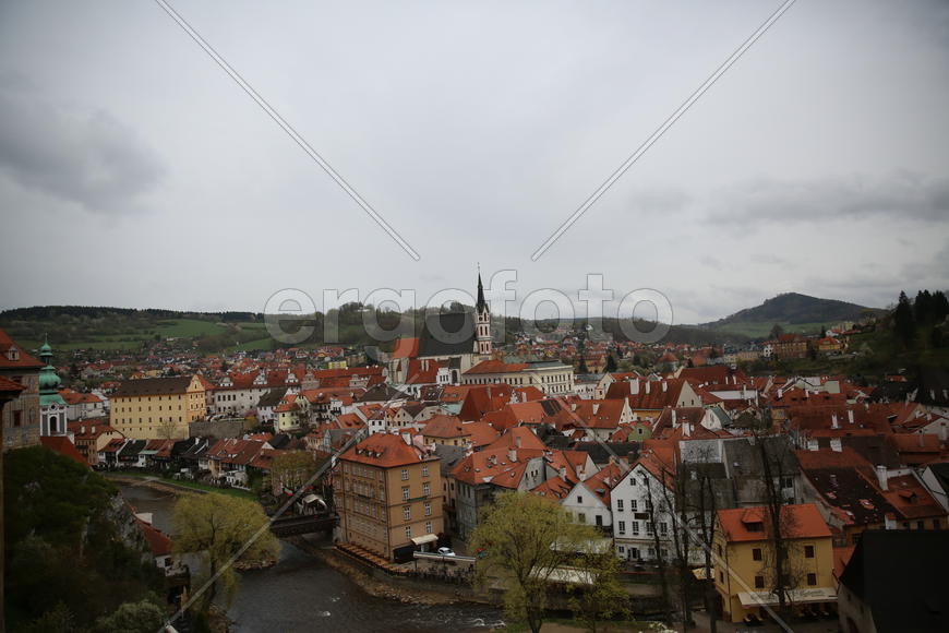 Вид на Прагу сверху