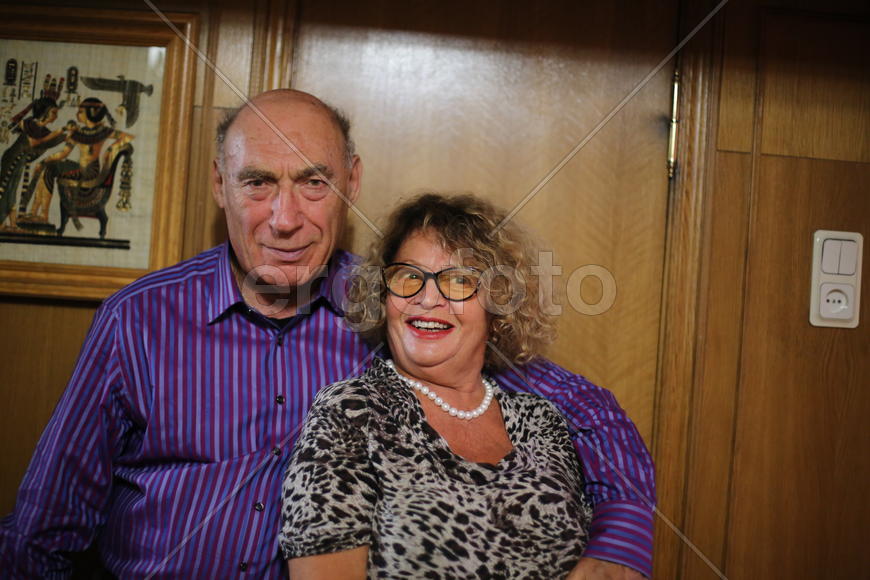 Лев Колодный с женой Фаиной