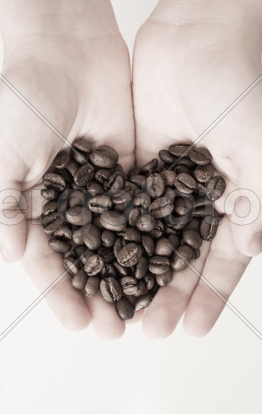 Кофейное сердце