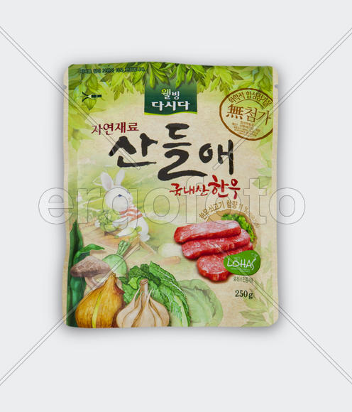 пакет с едой