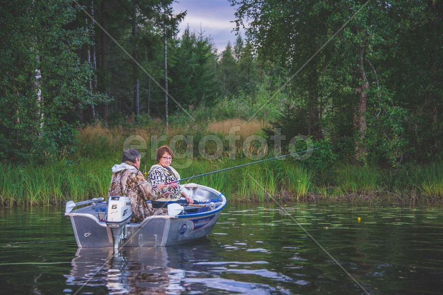 Рыбаки на лодке