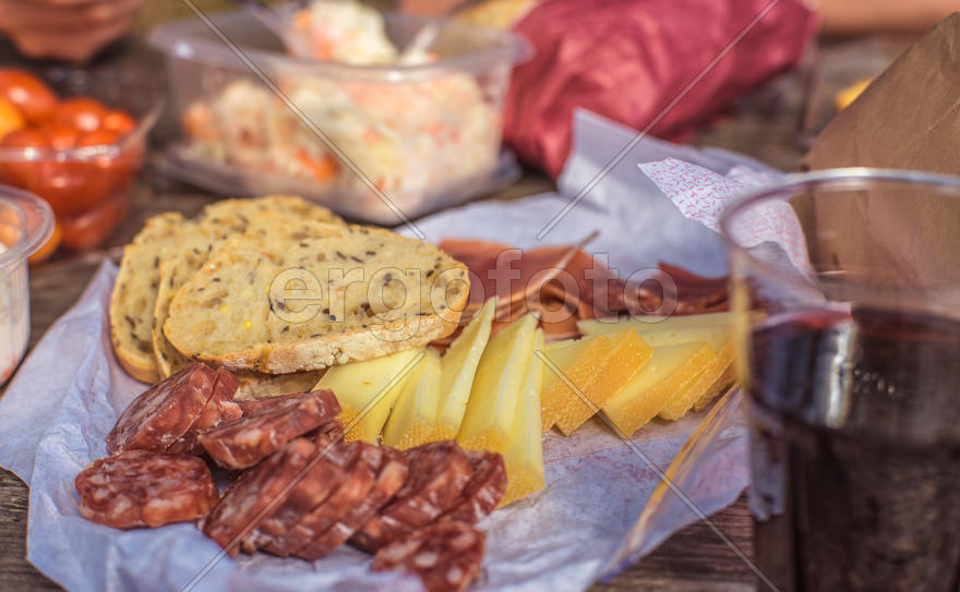 Пикник в горах, Франция