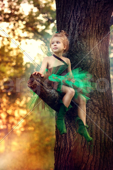 Эльф на дереве