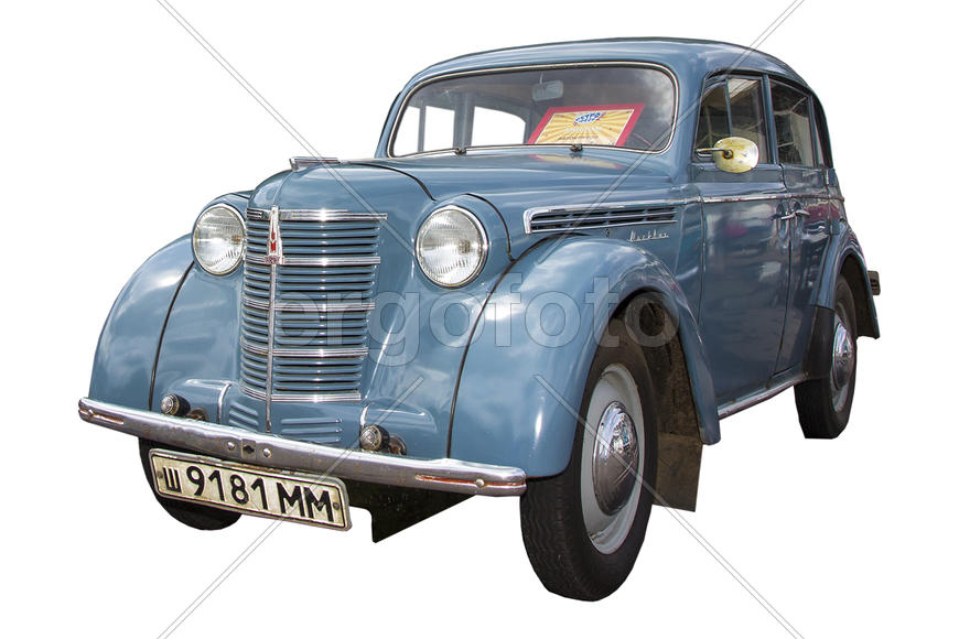 Искусство вечно. Синий автомобиль