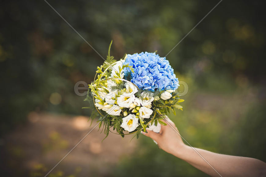 Сине-желтый букет