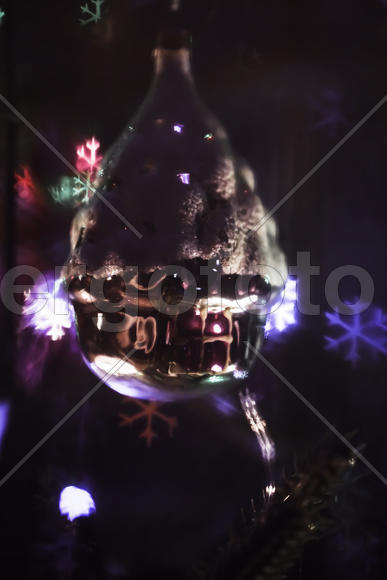 Домик деда мороза. Елочная игрушка 