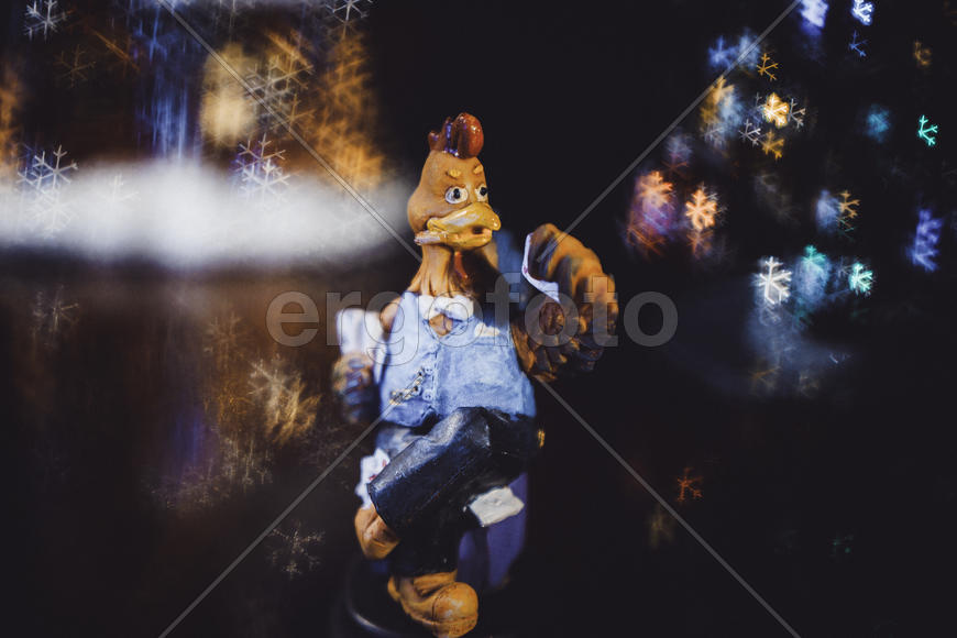 Петушок. Новогодняя елочная игрушка