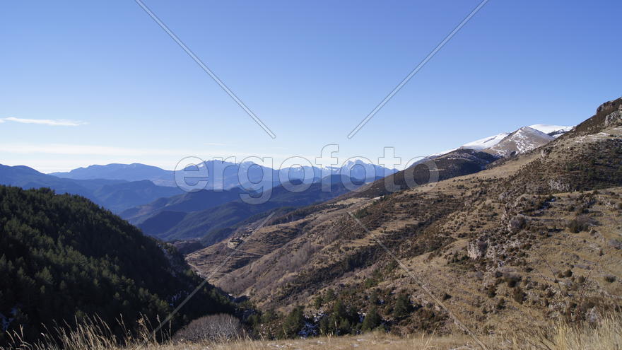 Утро в горах.