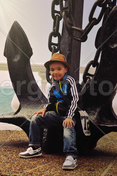 Мальчик турист 