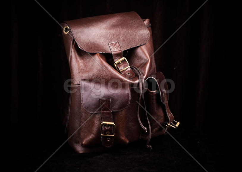 Кожанный рюкзак