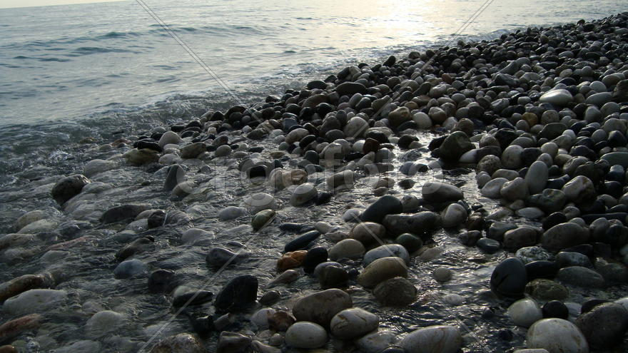 галечный пляж