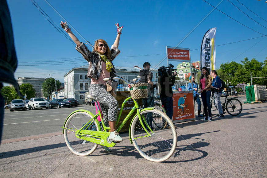на работу на велосипеде