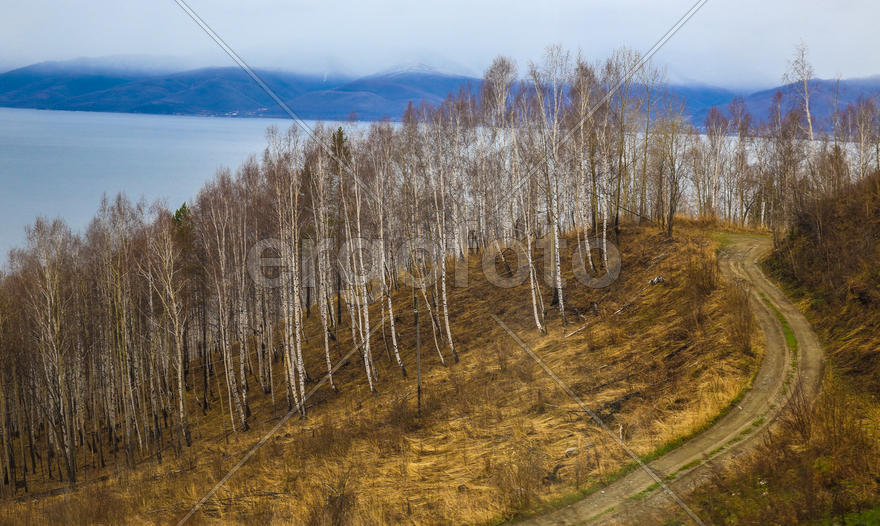 Склон у побережья Байкала