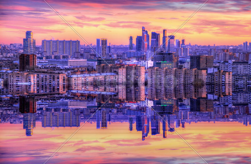Москва в отражении