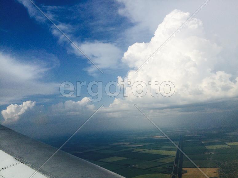 Вид из окна самолёта