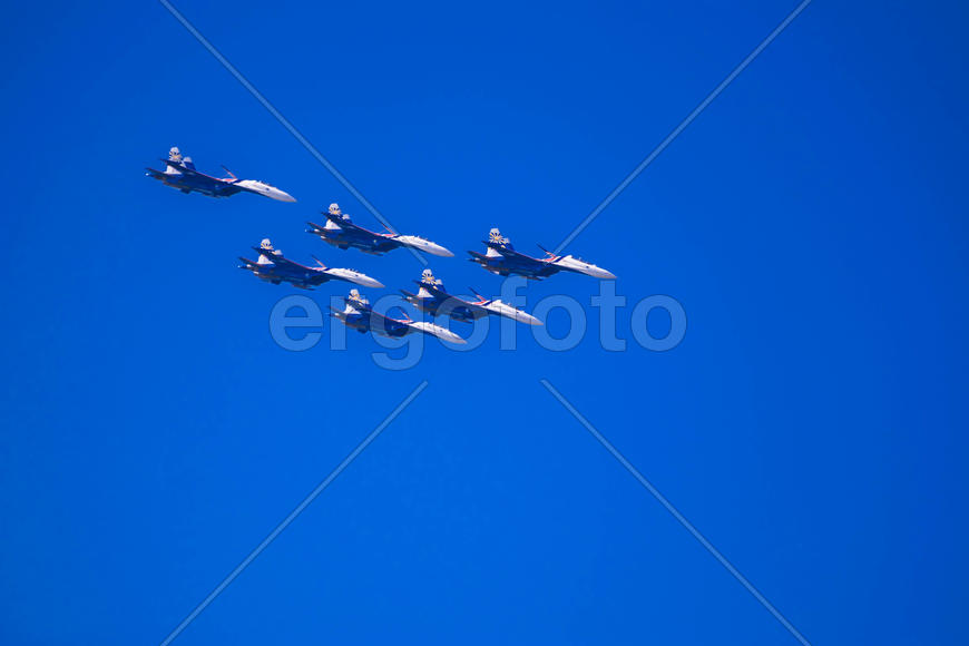 Авиагруппа "Русские витязи", Самара 22.08.2015