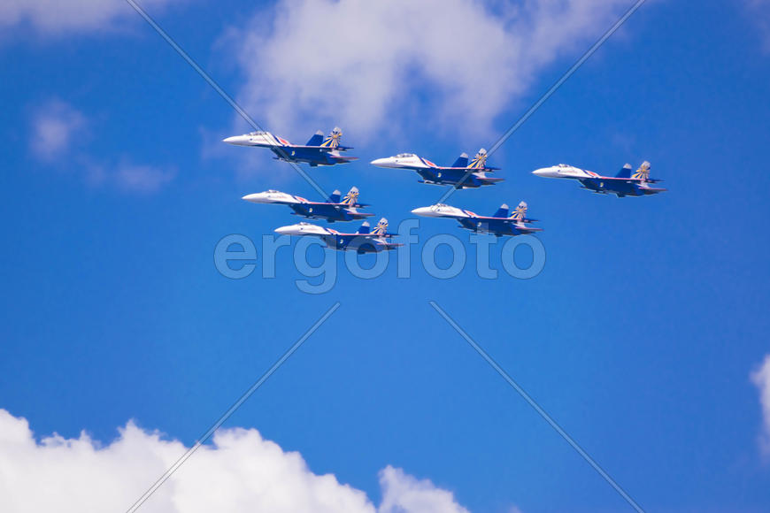 Авиагруппа "Русские витязи", Самара 22.08.2015