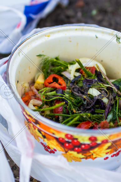 Овощи в кастрюле