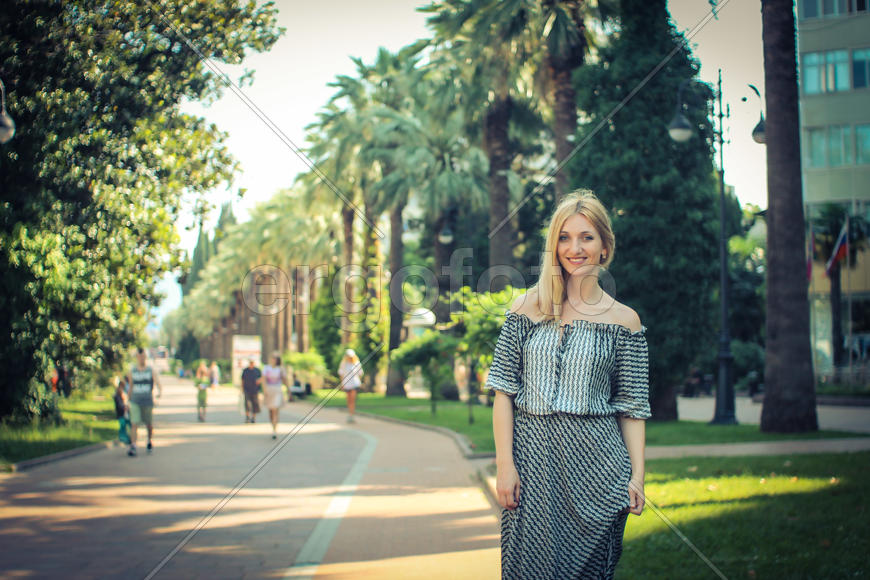 Девушка в парке