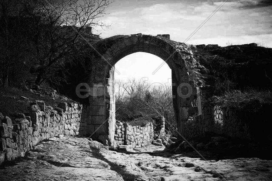 черно-белая природа чуфут кале