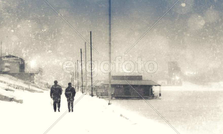 Вечерняя зима