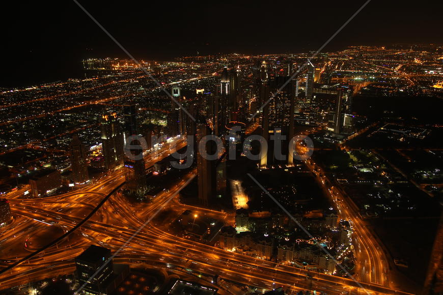 Ночной Дубаи