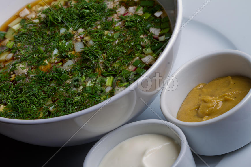 Овощной суп натюрморт