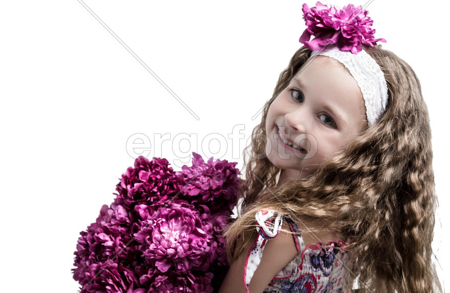 Девочка с цветами